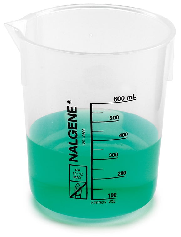 Beaker, Polypropylene, Low Form, 400 mL