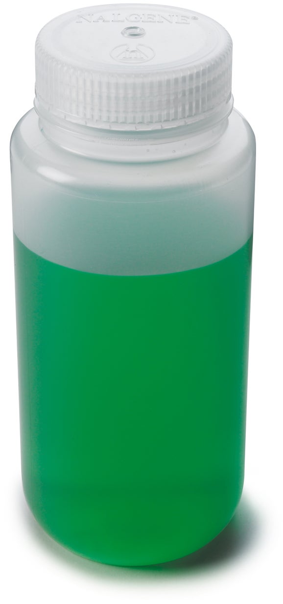 Laboratory Bottles, Polypropylene, Autoclavable, Wide Mouth, 500 mL, 12/pk