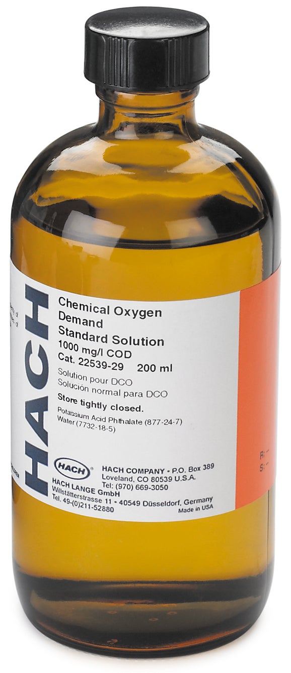 COD standard solution, 1000 mg/L O₂, 200 mL