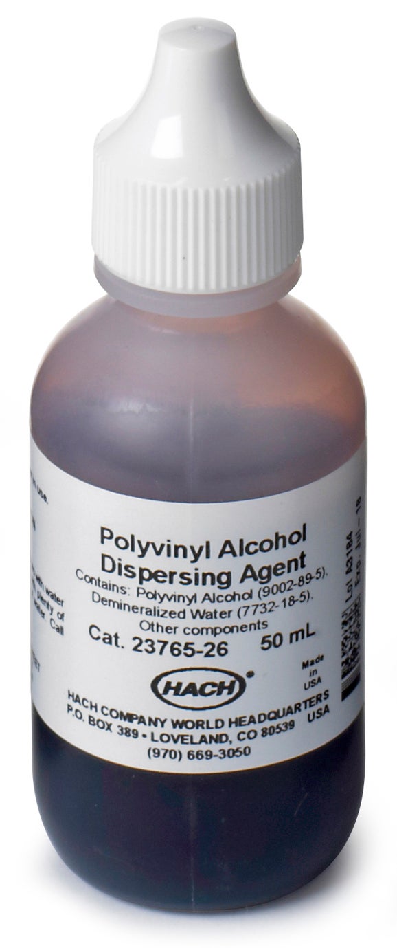 Polyvinyl alcohol dispersing agent, SCDB, 50 mL