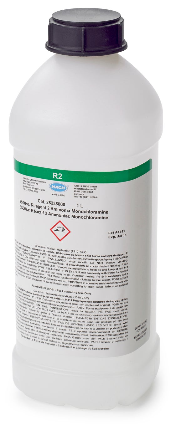 5500sc Ammonia Monochloramine Reagent 2, 1 L
