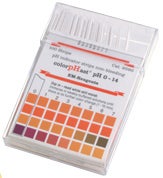 pH Paper, 0 - 14 pH Range, 100 tests