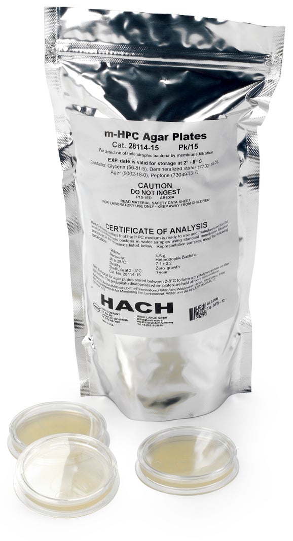 m-HPC Agar Plates, pk/15