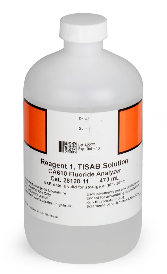 CA610 Fluoride Reagent 1 (TISAB), 473 mL