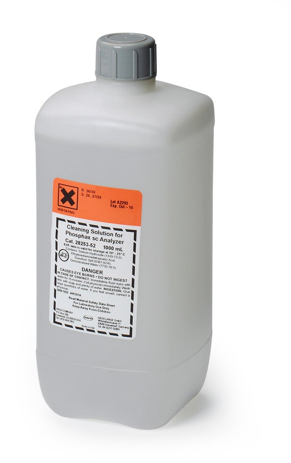 Cleaning solution for Phosphax sc analyzer (high range and low range) 1000mL