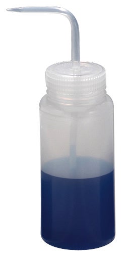 Bottle, Wash, Polyethylene, Narrow Mouth, 125 mL, 12/pk