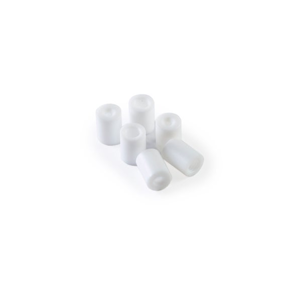 Collar, Small Pump Tube, White, 9/pk