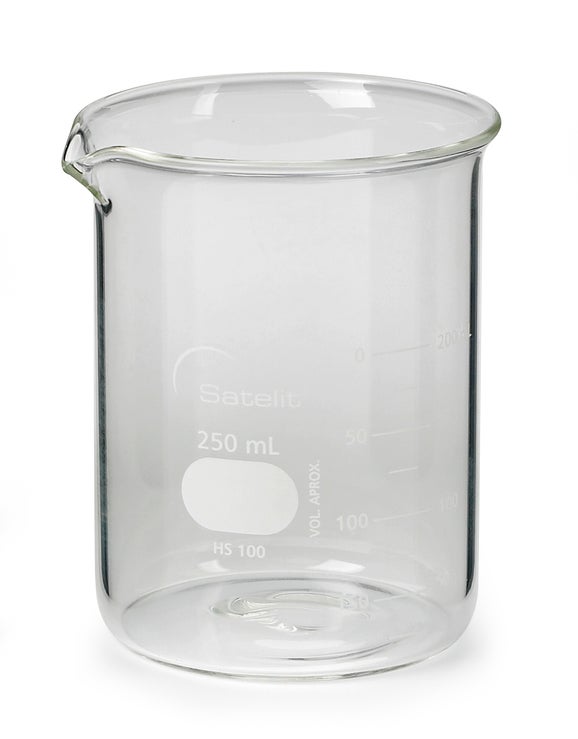 Beaker, griffin, low form, glass, 250 mL