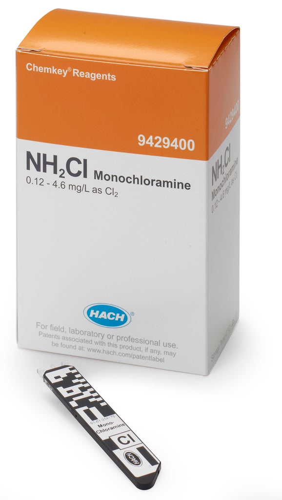 Monochloramine Chemkey Reagents (box of 25)