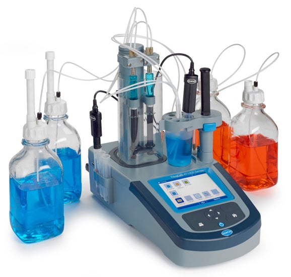 AT1000 Potentiometric Titrator with 2 Burettes and 2 Pumps - Model AT1222