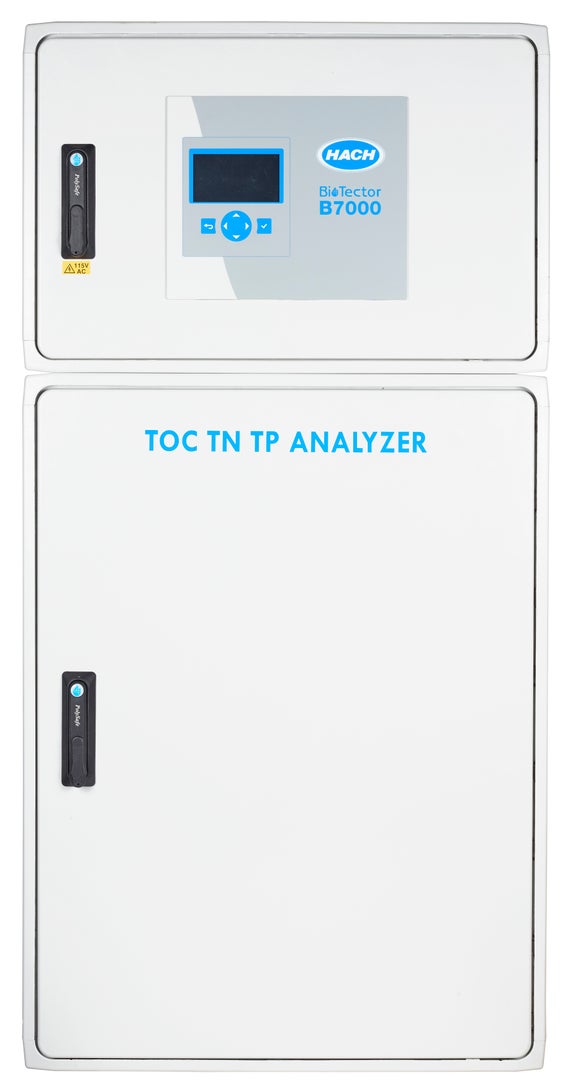 Hach BioTector B7000 Online TOC/TN/TP Analyser, 0-50 mg/L C, 1 stream, 115 VAC