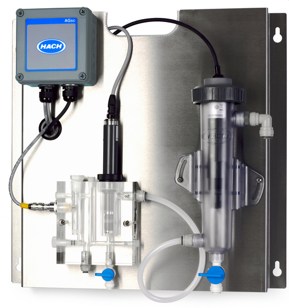 CLF10 sc Free chlorine sensor with grab sample (on panel)