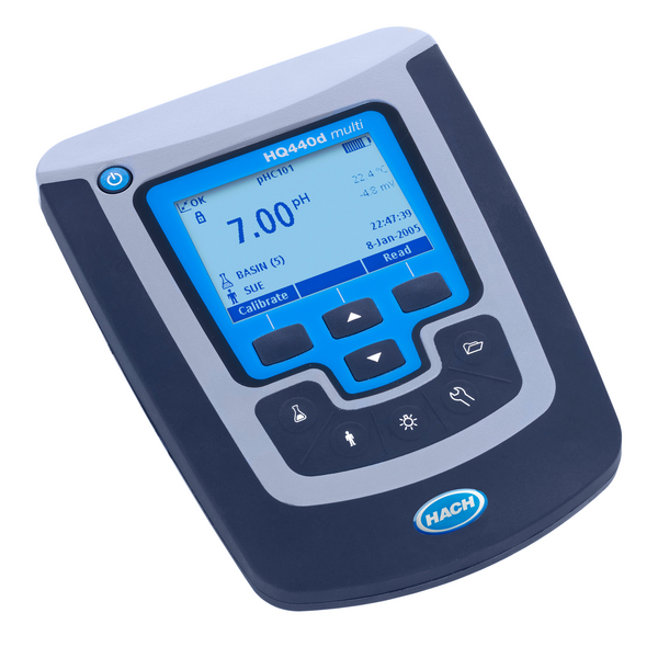 HQ440D Laboratory Dual Input, Multi-Parameter Meter - pH, Conductivity, Optical Dissolved Oxygen, ORP, and ISE